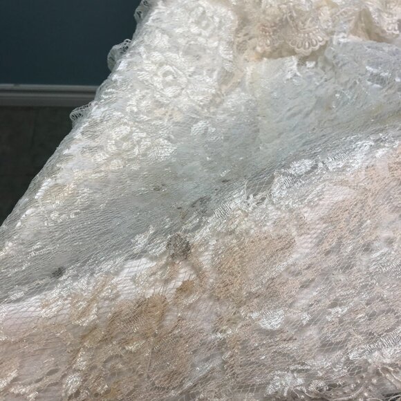 ZOMBIE Dead Corpse Bride, Halloween Wedding Dress, DAMAGED, Vintage Haunting - Picture 6 of 16